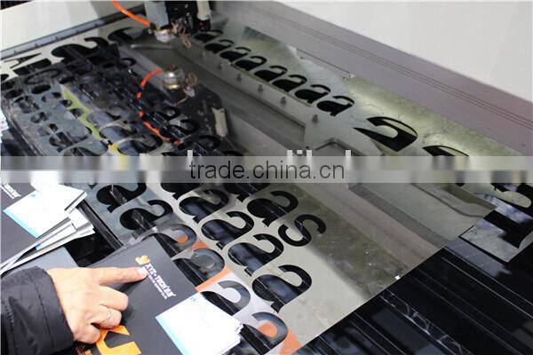 High speed cutting 30mm acrylic and 1.5mm stainless steel plate laser metal engraving machine