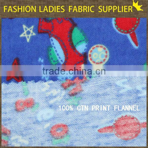 shaoxing textile 2016 new designs 100%cotton 20x10 print fabric cotton fabric flannel shirt flannel fabric