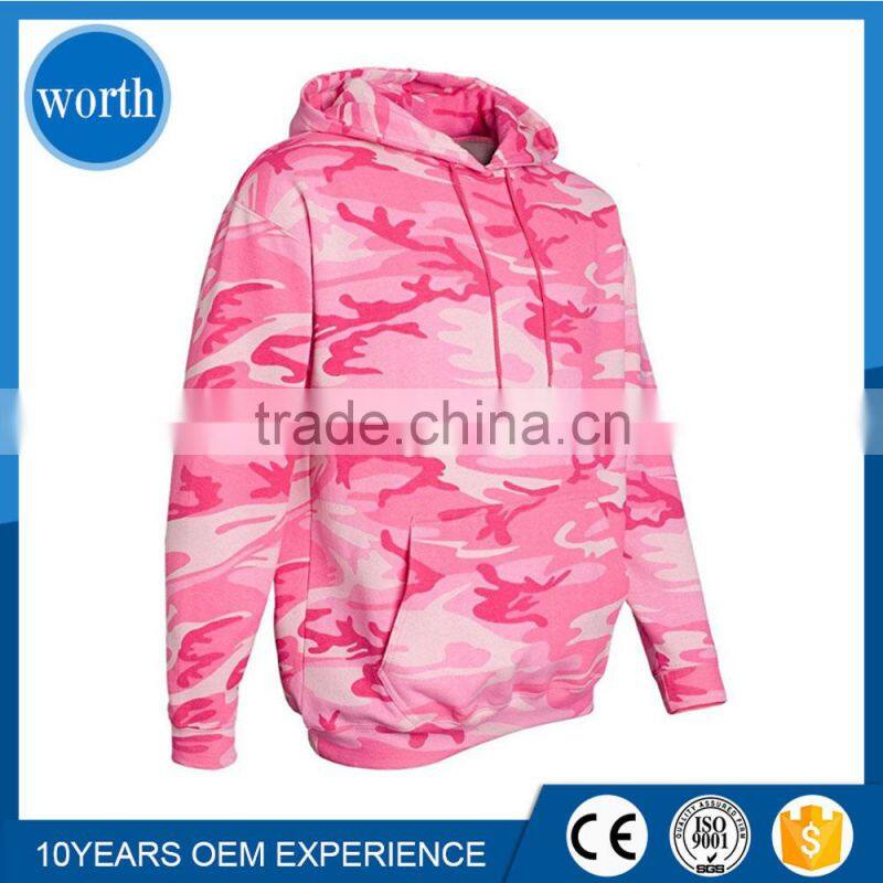 Pink Camo Hoodie New Trendy OEM Products