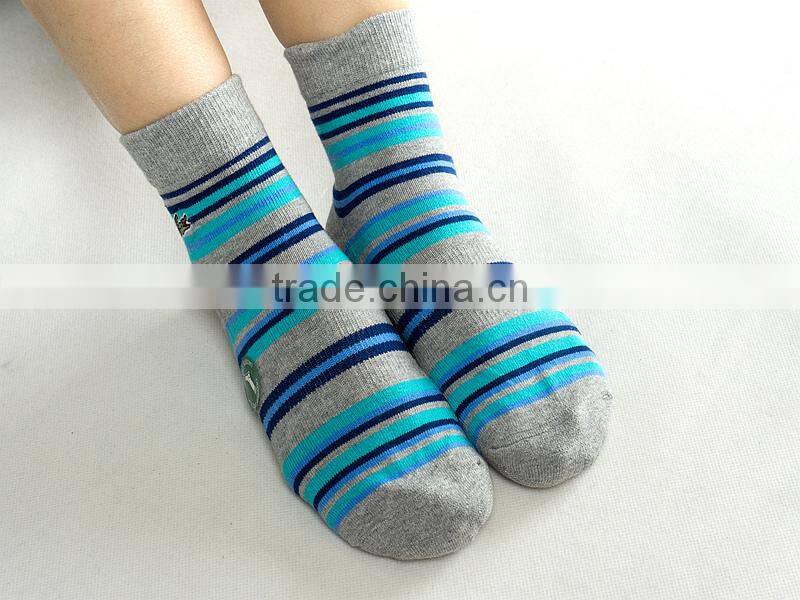 Colorized Striped Style High Quality Dress Business Men Socks