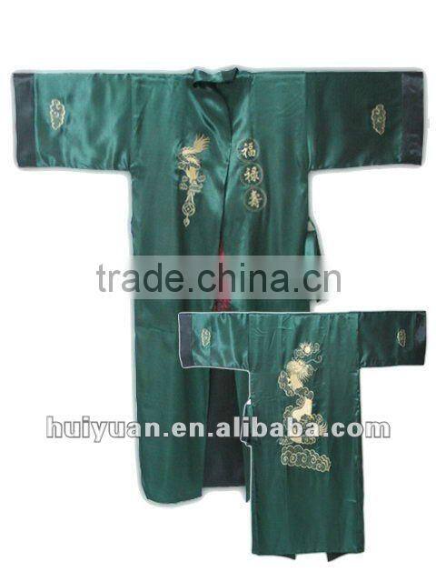 Chinese slik pajama two side