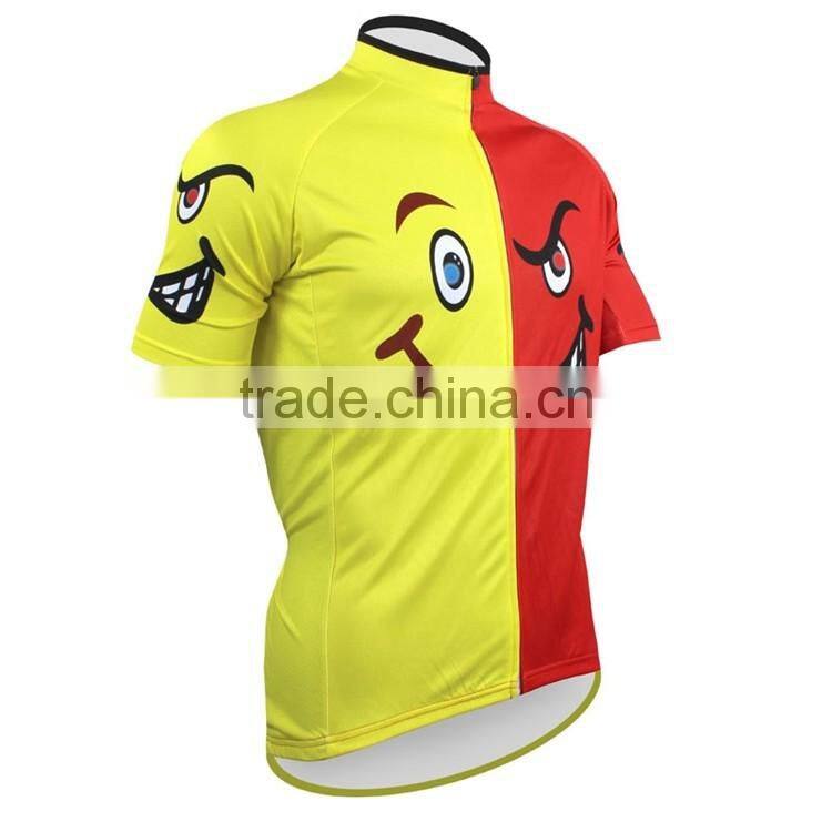 Nice design professional cycling jersey with customized logos/brands