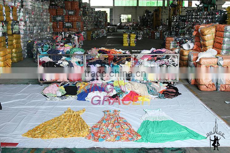 Factory Price Recycling Used Silk Dress Clothing Second Hand Used Clothing