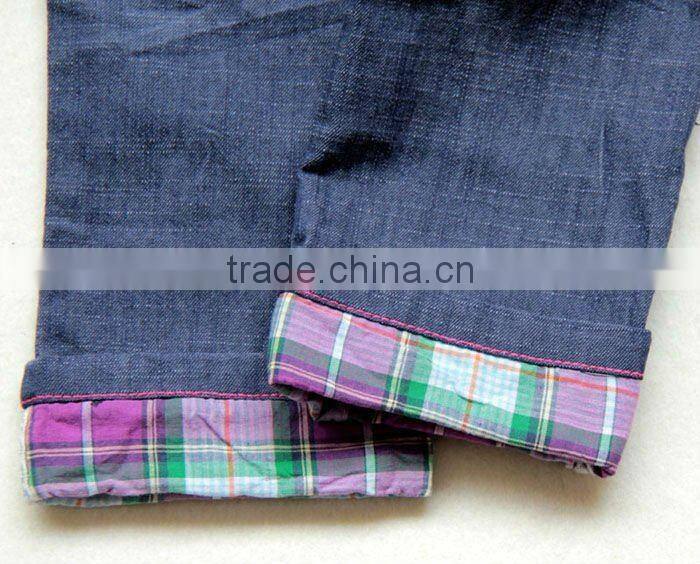 Hot-selling latest blue Cotton tight jeans for baby girls