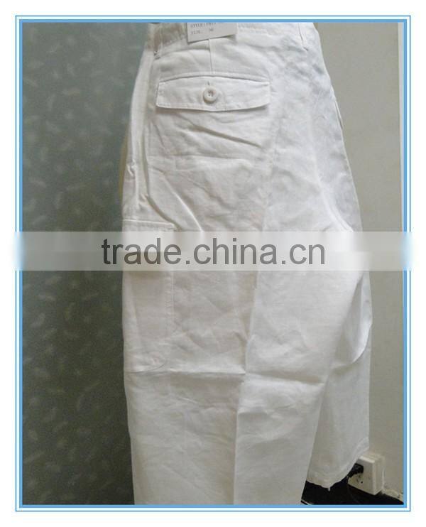 Good Quality Casual Linen Cargo Capri Pants For Men