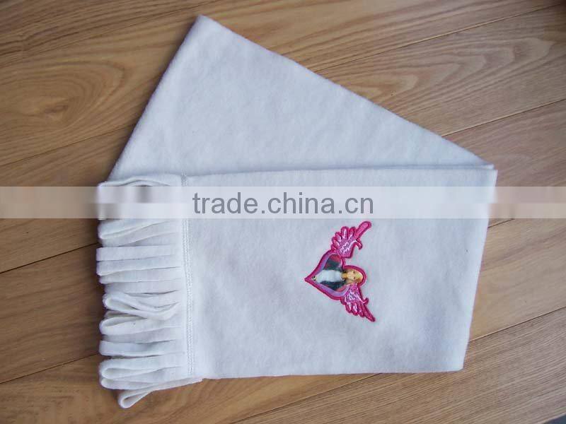 promotional kids and adult micro polar fleece scarf factory