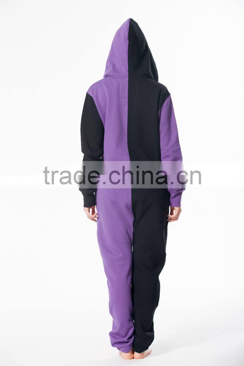 Hooded fleece blank onesie women fashion adult baby onesie