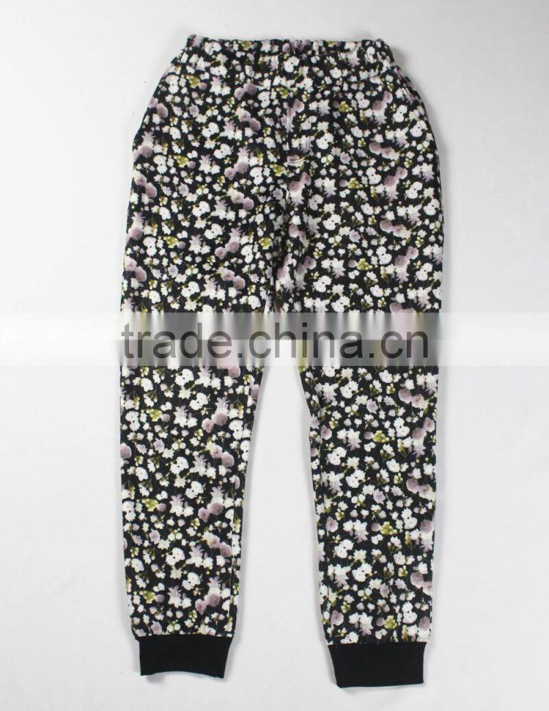 Space Cotton Mens Joggers 3D Print Jogger Pants Floral Sublimation Printed Joggers Fashion Design Men's Sweatpants