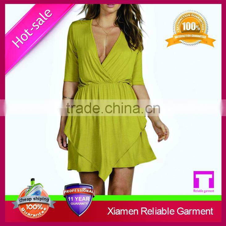 New arrival best selling latest women casual one piece dress Xiamen factory Wholesale