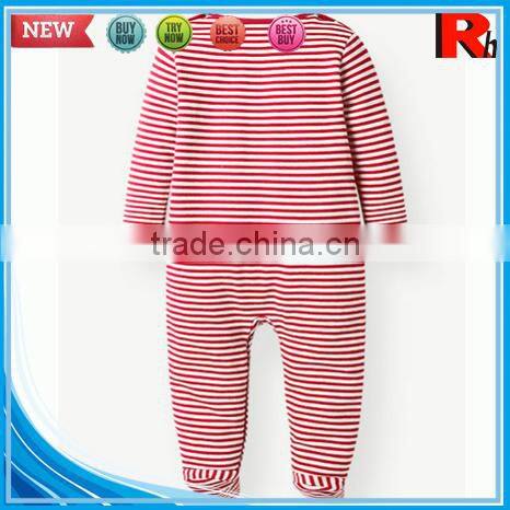China alibaba stripe long sleeve cotton wholesale used baby clothes organic baby products