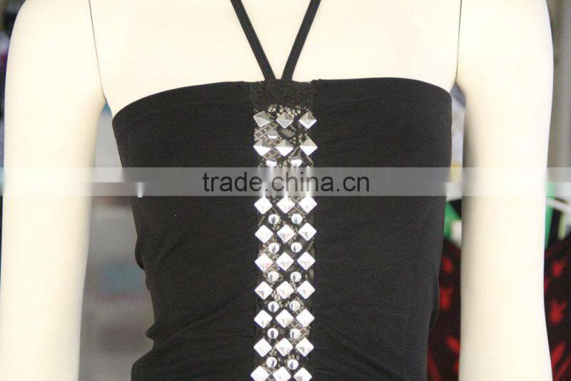 Punk Style Seamless Women Sex Tube Top