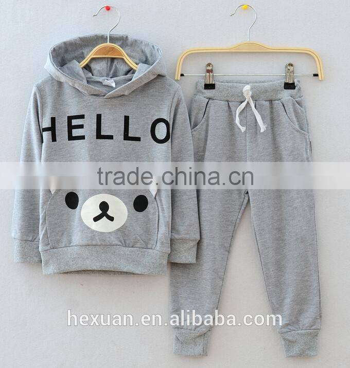 Kids clothes sets, spring autumn clothing, China supplier clothing,casual fashion Korea design children's clothing sets