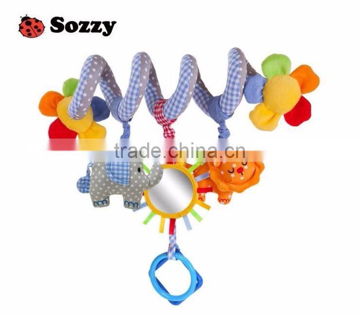 baby bed hanging toy/Kids twisty toy/Funny Spiral Stroller Toy