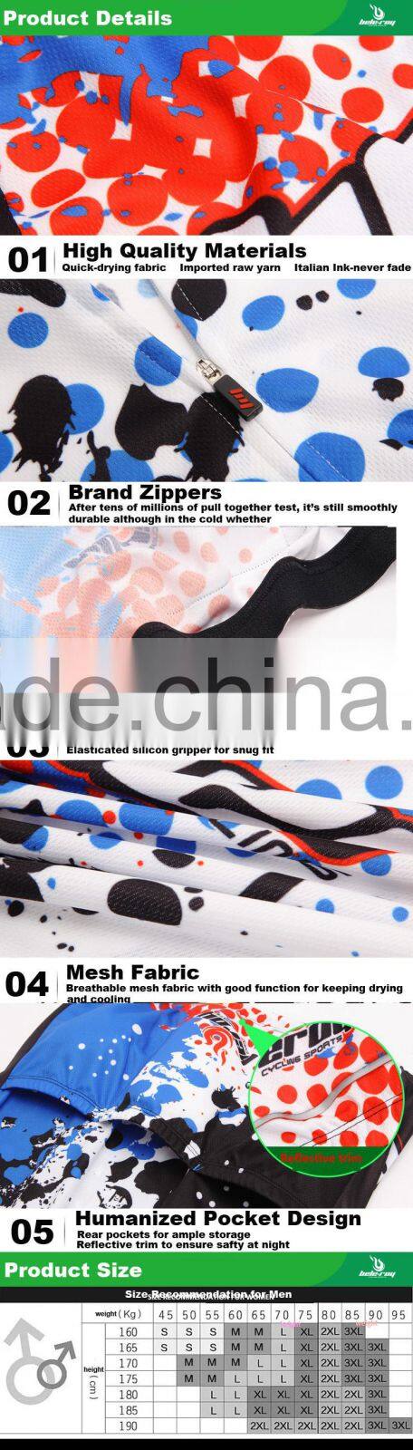 BEROY Fitness Cycling Biking Long Jersey, China Manufacturer Bicycle Jacket Tops