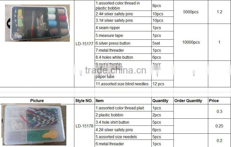 mini travel sewing kit wholesale