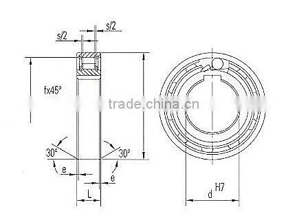 High quality one way cltuch bearing ASNU15