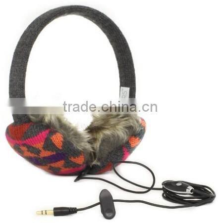 Wholesale knit warm unisex children ear muff winter earmuff