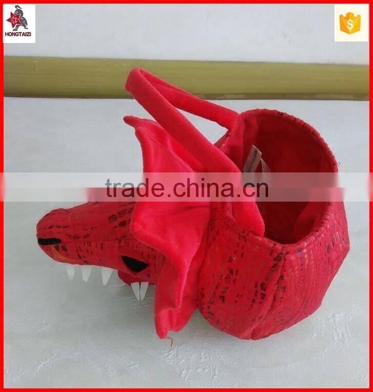 realistic animal head type plush bag for women and kids