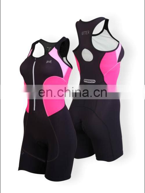 2017 Custom Design Women Printed Cycling jersey/ Triathlon Suit