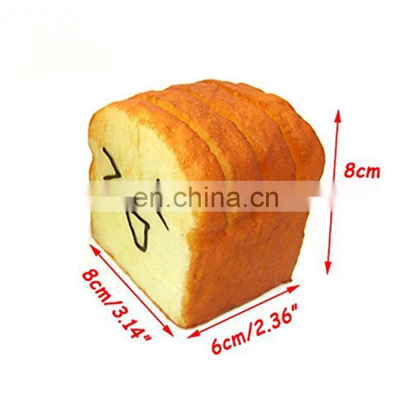 Custom Slow Rising Tooth Pu Mesh Cake Bread Mini Light Up Squishy Straps Stress Toys