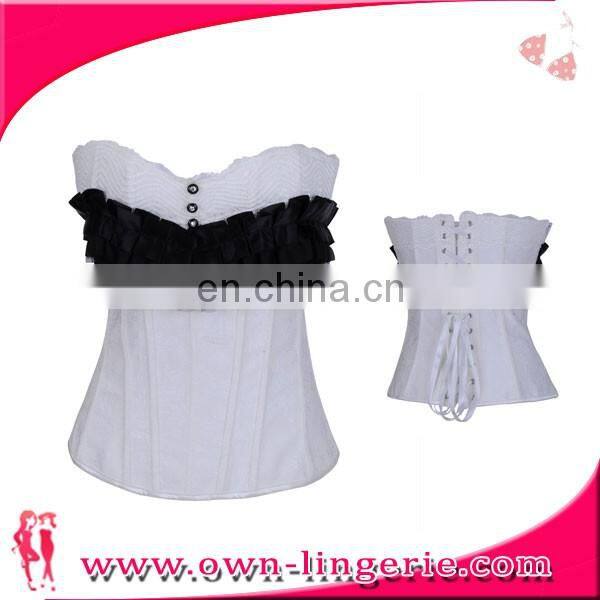 Latex Waist Training Corset girdle classical strapless corset Girls In Girdles Corset