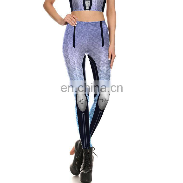 Wholesale Printed Workout Gym Custom Sport HIGH WAIST Yoga Legging For Women