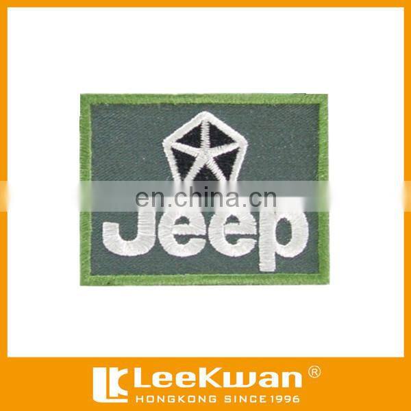 Woven Technics and Embroidery Car Logo Badges With Iron-on&Sew-on Car Accessories/Repair Turner Uniforms