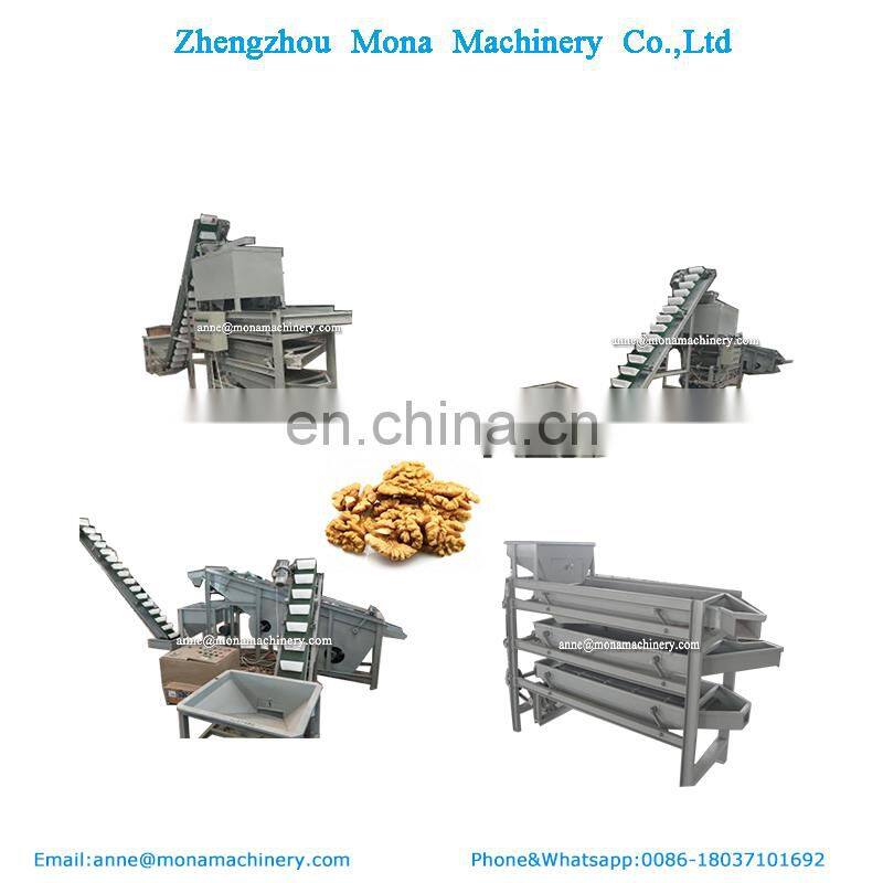 Walnut cracking processing line | walnut nuts shelling machine In United States