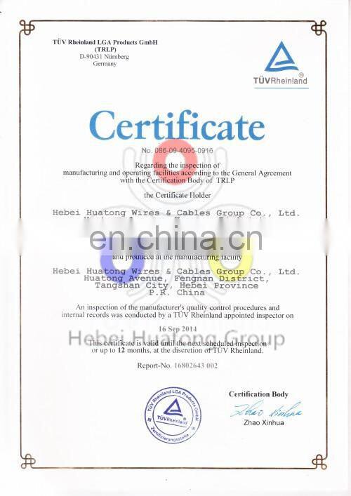 PVC insulated and Nylon sheathed wire THHN THWN THNN T90 Construction Wire