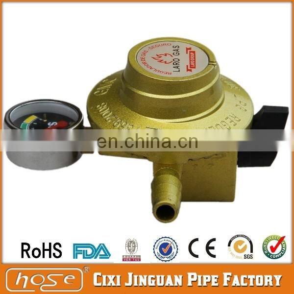 Kenya Ghana Cheap Good Quality 8mm 20mm Silver LPG Gas Cylinder Regulator LPG Gas Valve Regulator LPG Gas Regulator With Meter