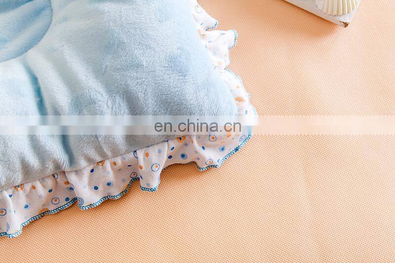 Crown Baby Head Shaping Pillow Organic Cotton Baby Wedge Pillow Protective Sleeping Pillow