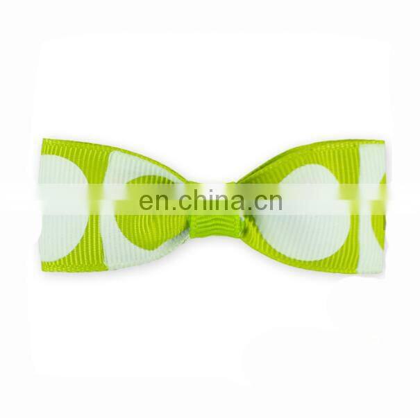 Stylish St Patrick's Day Green Baby Girls Hair Accessories Ribbon New Years Hair Bows Princess Hair Bow