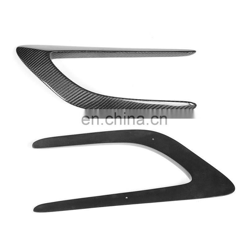Front Fender Scoop Vents Trims for Mercedes Mercedes Benz C-Class W205 C63 AMG 15-17
