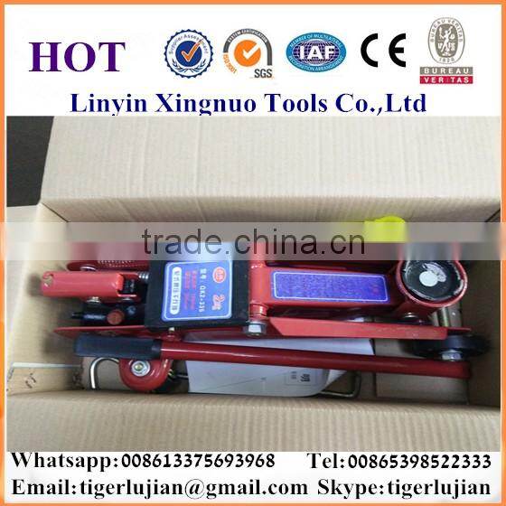 China famous brand name Xingnuo 2-ton capacity red colored vehicle jack