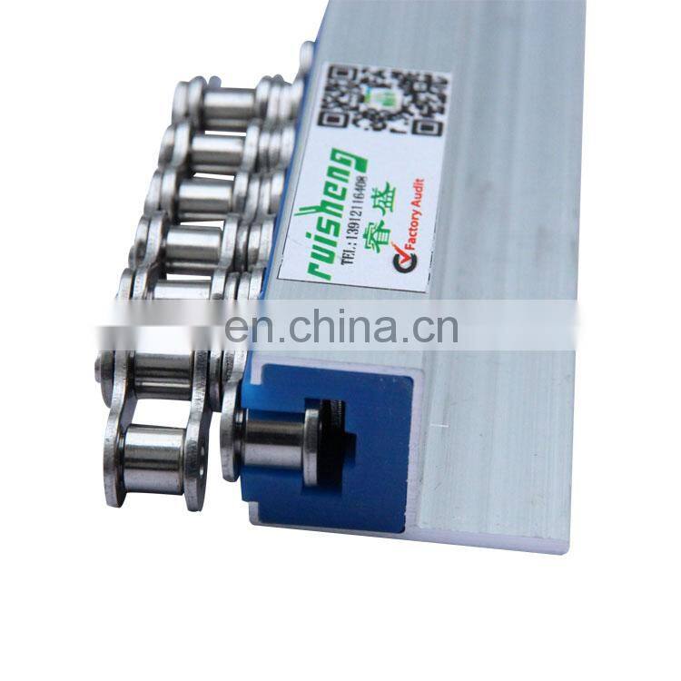 Custom Length And Size Wear Resistant Sliding Door Track Rail Plastic Chain Roller Chain Nylon Roller Guide