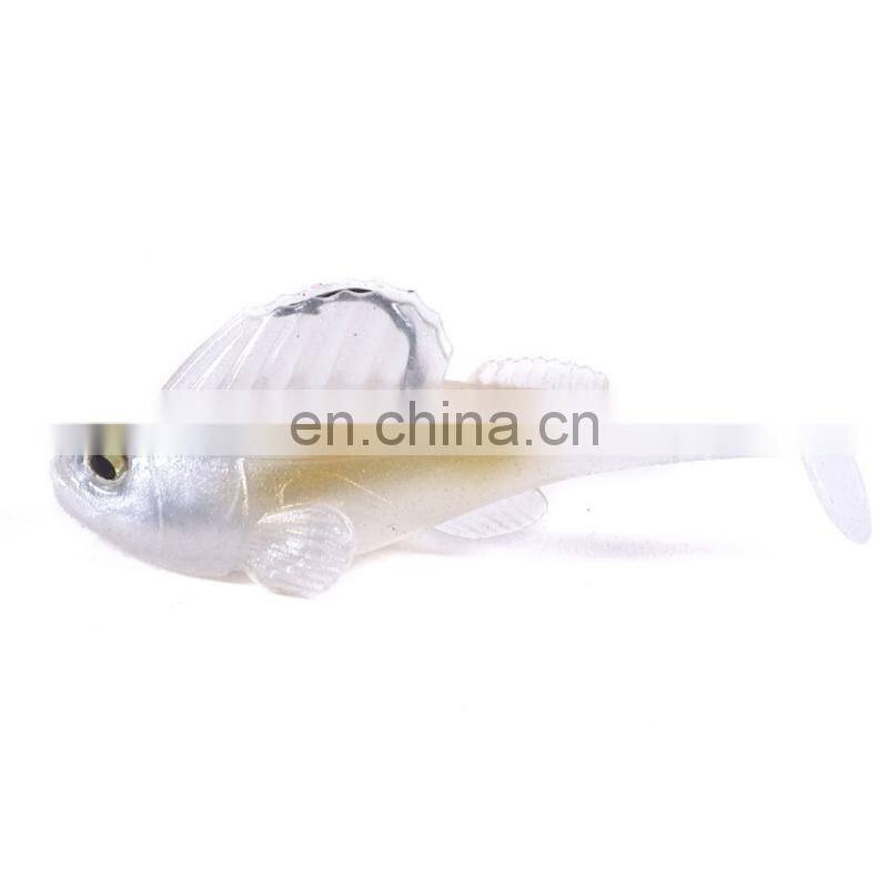 7 cm 14g Paddle Tail Boleophthalmus Pectinirostris Linnaeus Fish Soft Vibe fishing bait lure