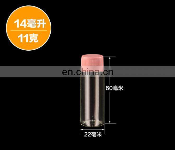 borosilicate clear small mini test tube glass bottle wishing drifting glass tube jar with cork