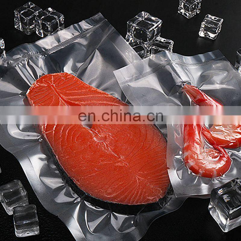 Fast delivery factory direct sale food grade PA/PE plastic packaging embossed vacuum sealer bags for food
