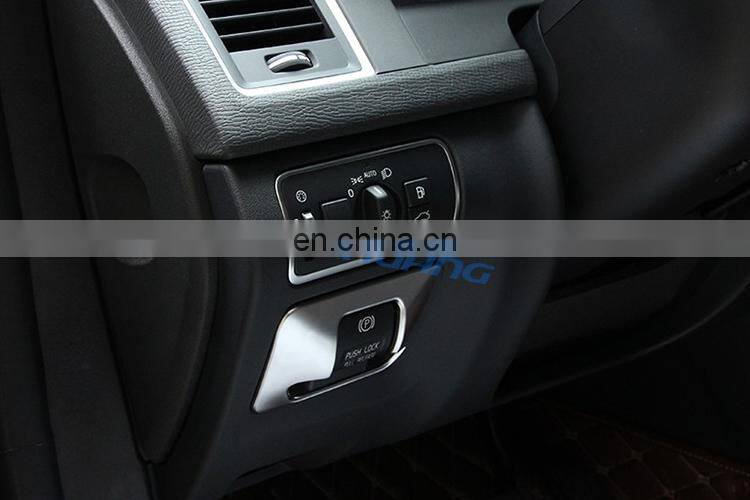 Chrome Electronic Handbrake Cover Trim Sticker For VOLVO XC60 V60 S60 S80 Accessories Car Styling