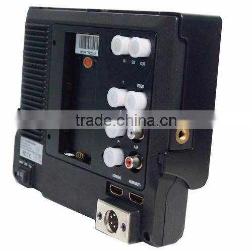 Latest 7" 3G-SDI Field Monitor with Advanced Functions for DSLR & Full HD Camcorde