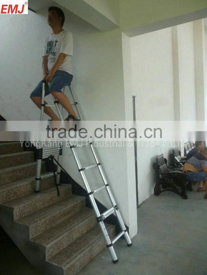 1.4m+2.0m Double Telescopic Ladder
