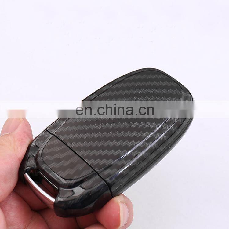 Customized ABS Plastic Silicone Protective Chain Ring Car Logo Keyholder For Audi Q5