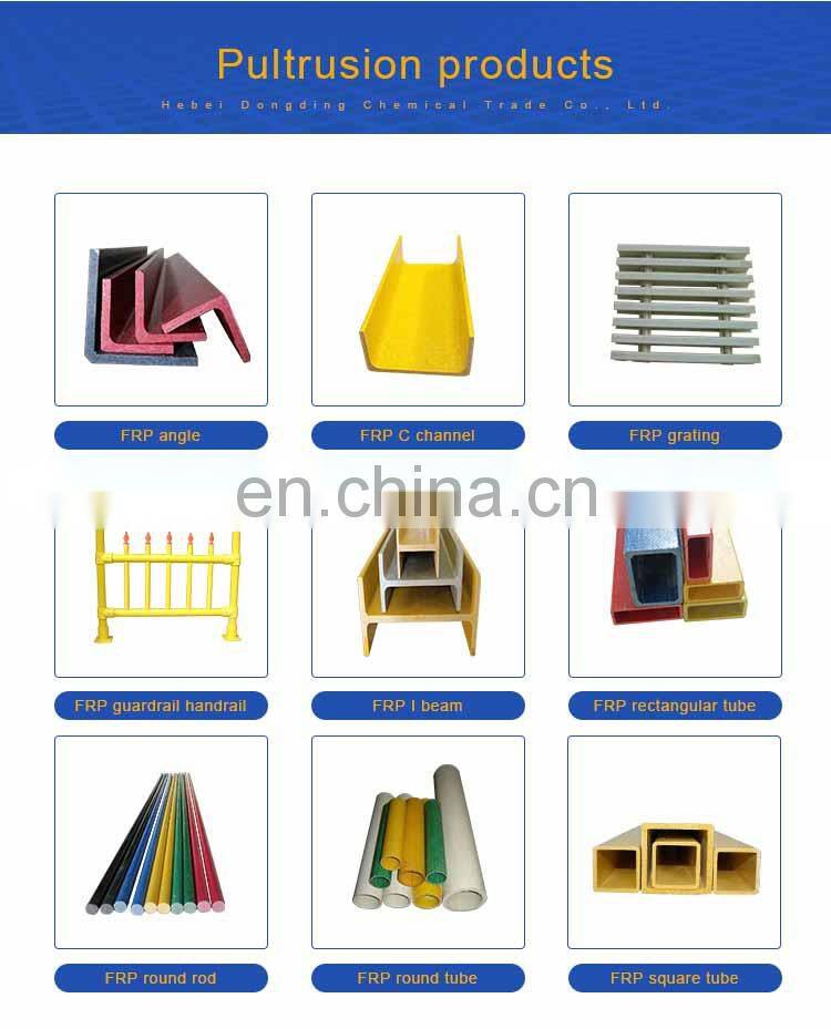 FRP pultrusion line machine raw material grp pultruded machine for frp pipe