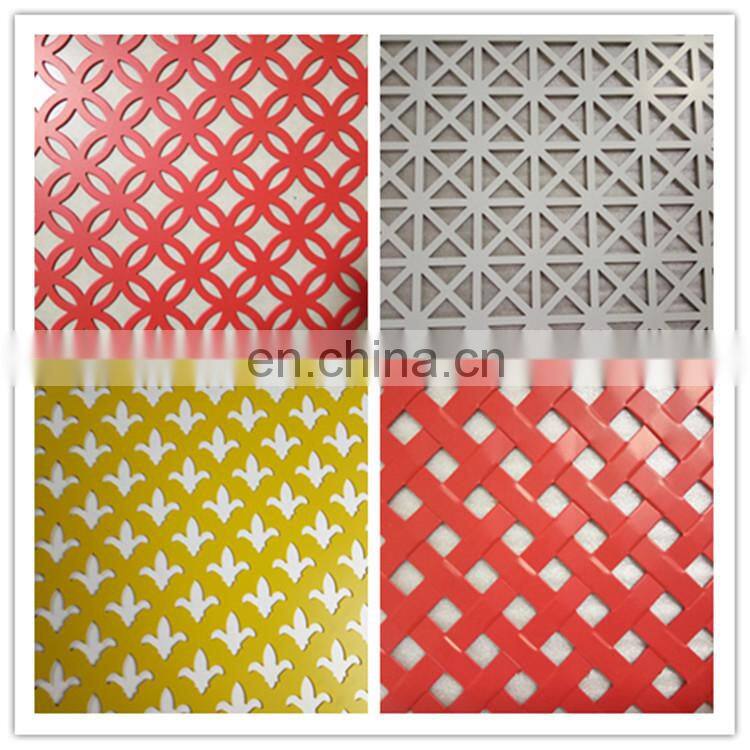 3mm aluminum perforated sheet laser cut screen
