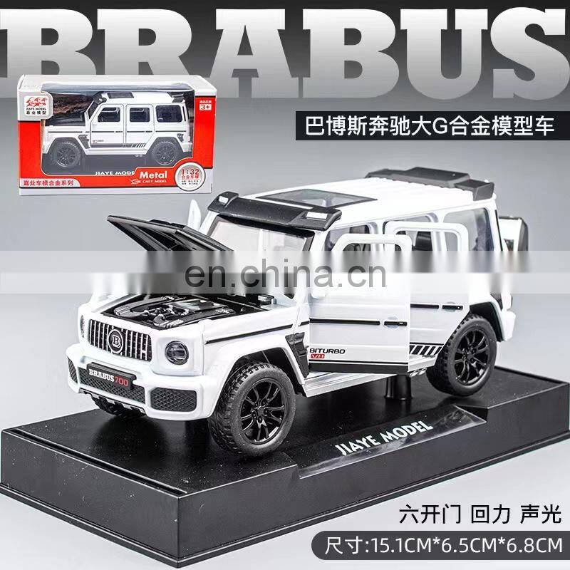 1:32 diecast alloy TOY CAR off-road vehicle model pull back toy BRABOS 700 SUV