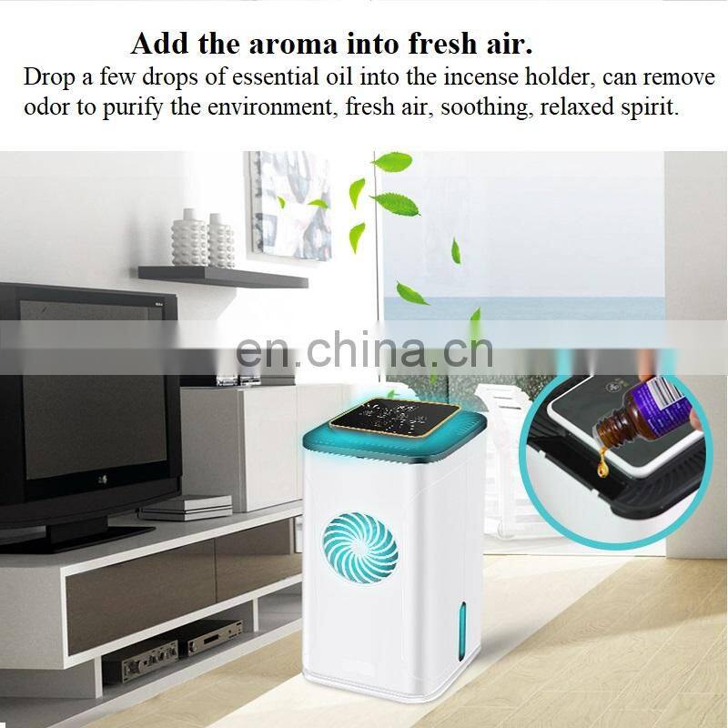 compact design ozone disinfection machine pleasing scent air purifier UV