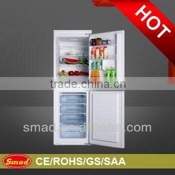272Liter home appliance built in bottom freezer fridge