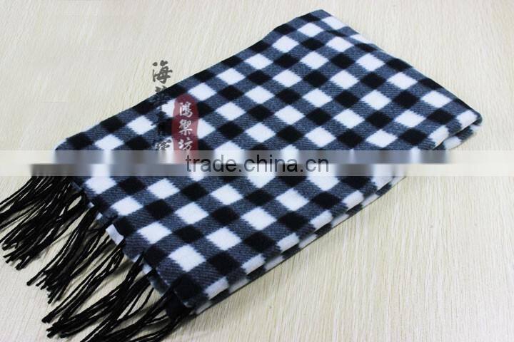 Polyester wool winter men scarf