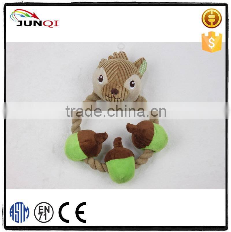 Wholesale Factory Hot Selling Various Plush Toys Animal Rope Toy Dog