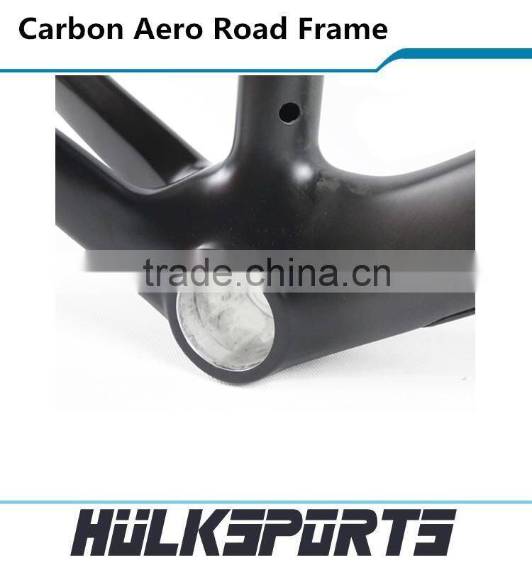 700C full carbon frame with 28C width of tyre balance road bike carbon framset 3K/UD carbon aero road frame
